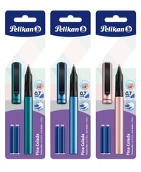 Roller Pelikan Pina Colada s 3 štandardnými atramentovými bombičkami, 1 ks, náhodná farba 1