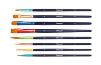 Set de pensule școlare premium Pelikan – 4 pensule cu păr moale și 4 pensule cu peri aspri, set de 8 bucăți 5