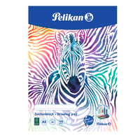 Maliarsky blok Pelikan A3, 20 listov, biely papier 120 g/m², obal s rôznymi motívmi, 1 ks 3