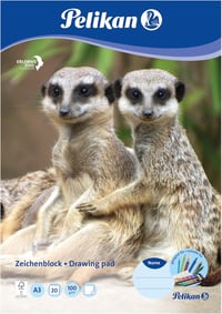 Rajzkezdő alkotócsomag: A3 rajztömb 20 l. + 2 db B ceruza + 5 db 3 az 1-ben ceruza + A4 rajztömb 20 l. 2