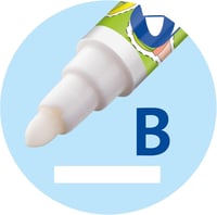 Corector de cerneală Pelikan Super Pirat, lățime linie B (lat), set de 10 bucăți 4