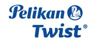 Plniace pero Pelikan Twist s oceľovým hrotom veľkosti M a atramentovou bombičkou, deep blue 8