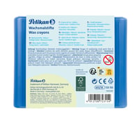 Set de creioane cerate acuarelabile Pelikan cu etui culisant, 10 culori, în etui din carton 8