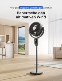 PELONIS 135° Oszcilláló Okos Álló Ventilátor, Csendes DC Motor, 9 Fokozat, 36-110cm Magasság 7