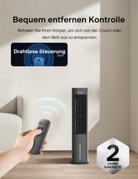 Ochladzovač vzduchu Pelonis 3 v 1, 5 litrov, s diaľkovým ovládaním, ventilátor a zvlhčovač – chýba jedna usmerňovacia lamela (stav: pozri 2. obrázok) 9