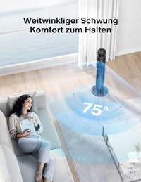 Pelonis Torony Ventilátor Távirányítóval, Csendes Állóventilátor Hálóhoz és Irodához 4
