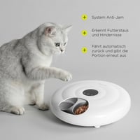 Automatický dávkovač vlhkého krmiva pre mačky Peluvio Nube s chladením a ovládaním cez inteligentnú Wi-Fi aplikáciu 3