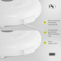 Automatický dávkovač vlhkého krmiva pre mačky Peluvio Nube s chladením a ovládaním cez inteligentnú Wi-Fi aplikáciu 4