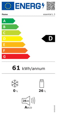 Peme Essential električna prijenosna hladnjaka za kampiranje 25,7 L – hladnjak i zamrzivač s priključkom 12 V i 220-240 V, auto hladnjak 10