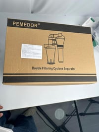 PEMEDOR Dupla Szűrős Ciklon Porelszívó Faipari Barkács Munkákhoz 50mm Turbó Szűrővel Műhely Porszívó Peremmel - Double Filter Set Bucket 2