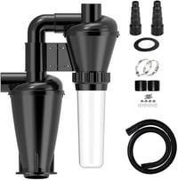 PEMEDOR Dupla Szűrős Ciklon Porelszívó Faipari Barkács Munkákhoz 50mm Turbó Szűrővel Műhely Porszívó Peremmel - Double Filter Set Bucket 1