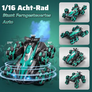 PENGBU RC Kaskaderski automobil na daljinsko upravljanje, mjerilo 1:16, 2,4 GHz — kontroleru nedostaje vrh jedne palice (stanje: vidi 2. sliku)