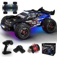 RC Monster Truck PENGBU 1/14 – 40 km/h, 7-farebné LED osvetlenie, pohon 4x4, 2x2000 mAh batéria, 2,4 GHz, terénne auto RTR 1