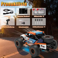 PENGBU RC Távirányítós Terepjáró Autó 32 km/h - 4WD Monster Truck 7 Színű LED Világítással, Pótkerekekkel, 10+ Éves Gyerekeknek és Felnőttek 5