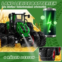 PENGBU RC Távirányítós Traktor Játék Utánfutóval és Világítással, 2.4GHz Távirányító, 3-10 Éves Gyerekeknek, Fejlesztő Játék 4