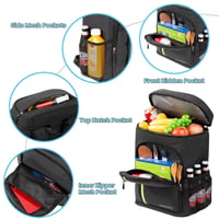 Rucsac Termoizolant PENGDA 30L - Geantă de Picnic Izolată, Rucsac Ultraușor și Impermeabil pentru Bărbați și Femei, pentru Camping, Grătar, Drumeții și Picnic, Negru 7