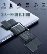 pengguo A1820 Batéria do notebooku pre MacBook Pro 15-palcové modely A1707 (koniec roka 2016, polovica roka 2017) EMC 3072 3162 náhradná batéria, verzia 6.2 6