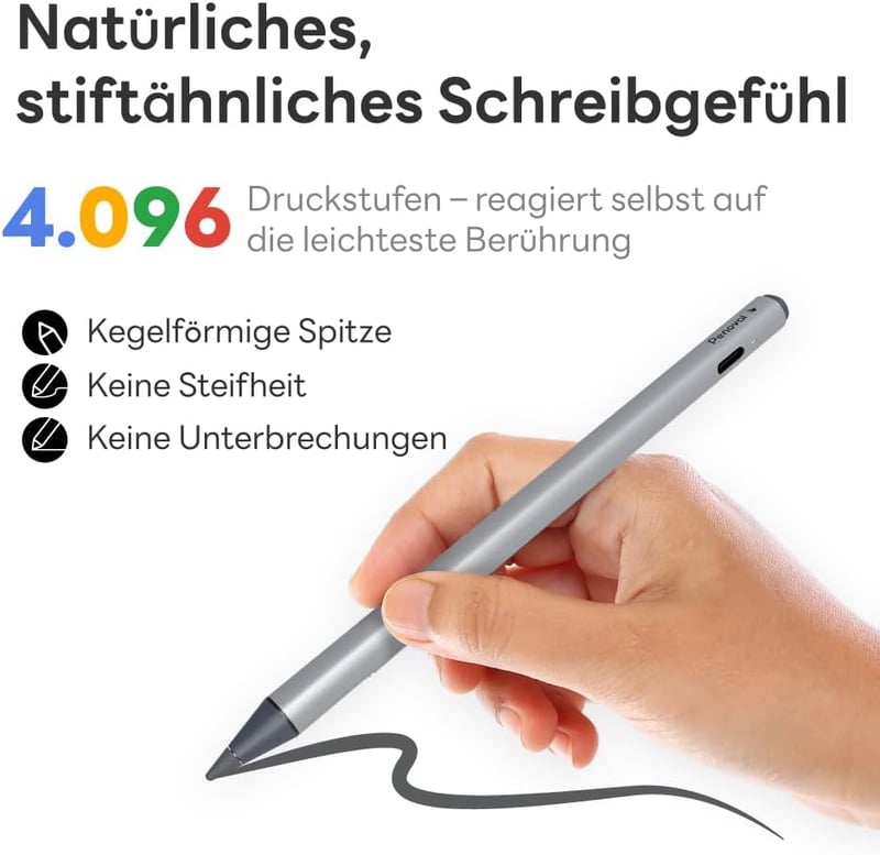 Penoval USI 2.0 Stylus Chromebook-hoz, 4096 Nyomásszint Mágneses Érintőceruza Google Pixel Tablet, Amazon Fire Max 11, Lenovo HP Kompatibili
