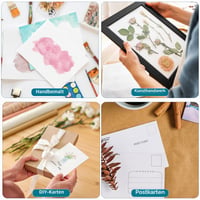 PENPRIS Carton alb A4 200g/m², pachet de 70 de coli, hârtie groasă pentru desen, artizanat și imprimare 6