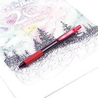 Pentel Energel 1.0mm golyóstoll piros 12db csomag 4