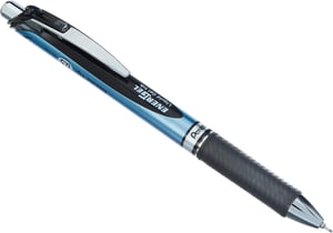 Pentel EnerGel BLN75-A gel roller s mehanizmom na klik, igličasti vrh, 0,25 mm - crna