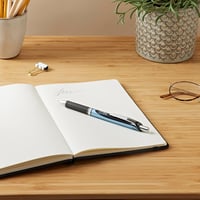Pentel EnerGel BLN75-A zselés rollertoll nyomógombos, tűhegy, 0,25 mm - fekete 6