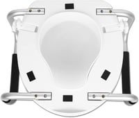 PEPE Mobility 10 cm-es WC-ülőke karfával és fedéllel, fehér 9