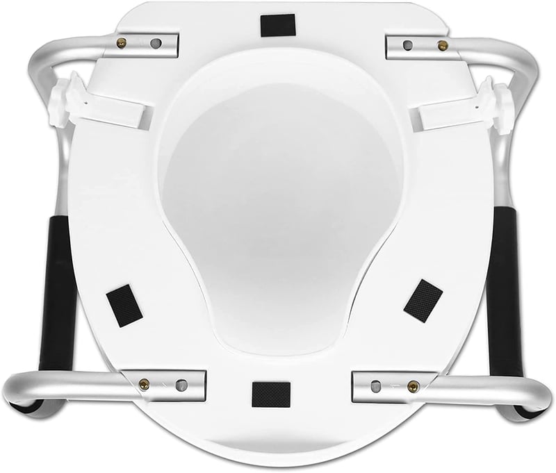 PEPE Mobility 10 cm-es WC-ülőke karfával és fedéllel, fehér