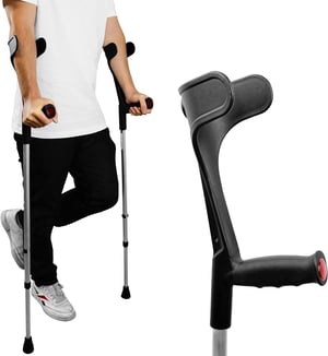 PEPE Mobility Felnőtt Mankók Kék Ortopédikus Alkargehstützen 2db