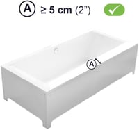 PEPE Mobility Fürdőszobai Bejutási Segédlet 5-14 cm Állítható Fogantyúval 2