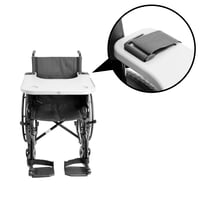 PEPE Mobility Tácka na invalidný vozík s držiakom na pohár, odnímateľná, 58 cm, sivá 4
