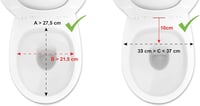 PEPE Mobility WC nadstavec s vekom 10 cm, biely ortopedický zdvihák — prasklina na plastových pántoch (stav: pozri 2. obrázok) 5