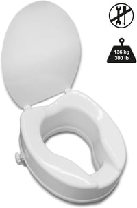 Zvýšená toaletná doska PEPE Mobility s poklopom - 15 cm 5