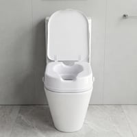 PEPE Mobility nadstavec na WC s vekom, 10 cm, štvorcový, biela pomôcka na zvýšenie toalety pre osoby so zníženou pohyblivosťou 7