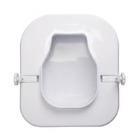 PEPE Mobility nadstavec na WC s vekom, 10 cm, štvorcový, biela pomôcka na zvýšenie toalety pre osoby so zníženou pohyblivosťou 9