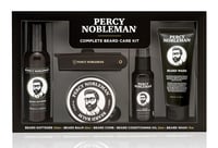 Percy Nobleman Komplett Szakállápoló Szett - Szakállpuhító, Illatos Olaj, Balzsam, Sampon és Összecsukható Fésű 1