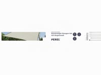 Súprava na upevnenie tienidla Perel GSSK1 s tyčou, lanom a kolíkmi, kovová, priemer 25 mm, výška 250 cm, strieborná 2