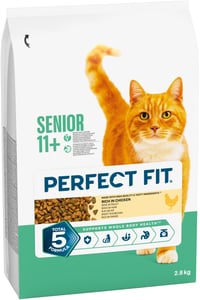 Perfect Fit Cat Senior 11+ suha hrana za starije mačke s piletinom, 3 x 2,8 kg 2