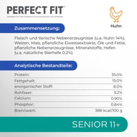 Perfect Fit Senior 11+ Suha hrana za mačke s piletinom – 6 x 750 g (4,5 kg) za starije mačke 5