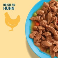 Perfect Fit Indoor 1+ Hrană umedă pentru pisici, Pliculețe 12 x 85 g, Pui și Legume în Sos – Pachet de 12 bucăți 5