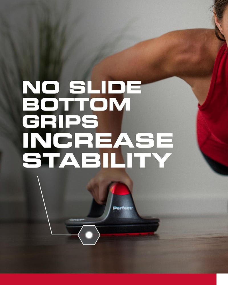 Perfect Fitness Pushup Elite Fekvőtámasz Edzőeszköz Forgó Fogantyúval - Standard