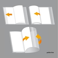 Perfect Line 12 bucăți coperți pentru cărți, înălțime 30,5 cm, protecție școlară din material PP extra rezistent, folie transparentă și lavabilă, până la 56 cm lățime, fabricat în UE 5