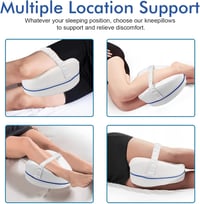 Perffi Térdpárna Oldalfekvőknek, Ortopéd Lábpárna Memory Foam Habból, Ergonomikus Pozicionáló Párna Fájdalommentes Alváshoz 7