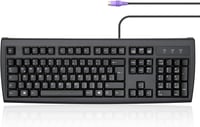 Perixx Periboard-107 PS2 Ergonomikus Billentyűzet QWERTZ, Fekete 1