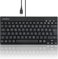 Perixx PERIBOARD-326BDE Vezetékes Mini USB Billentyűzet Fehér Háttérvilágítással 1