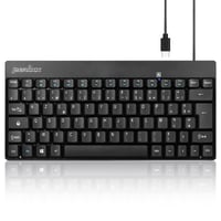 Kábová miniklávesnica Perixx PERIBOARD-422 FR USB-C – čierna, kompaktný dizajn, francúzske rozloženie 1