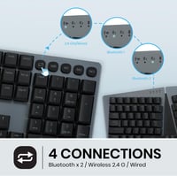 Tastatură mecanică wireless ergonomică Perixx PERIBOARD-835BR cu iluminare RGB, switch-uri tactile, programabilă, layout US QWERTY, pentru Windows și Mac 5
