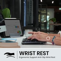 Tastatură mecanică wireless ergonomică Perixx PERIBOARD-835BR cu iluminare RGB, switch-uri tactile, programabilă, layout US QWERTY, pentru Windows și Mac 7