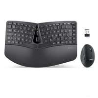 Perixx Periduo-606 Ergonomická Bezdrôtová Klávesnica QWERTZ a Vertikálna Myš Set – Rozdelená Klávesnica, 4-Smerové Koliesko, Nastaviteľné Zápästie 1