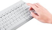 Perixx PERIDUO-712 Vezeték Nélküli Mini Billentyűzet és Egér Szett - Fehér - 2.4G Technológia - 1000 DPI Optikai Egér - Kerek Billentyűk - P 3